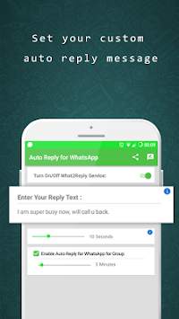 Auto Reply for WhatsApp screenshot 1