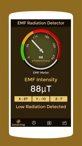 EMF Detector - Radiation Meter App screenshot 3
