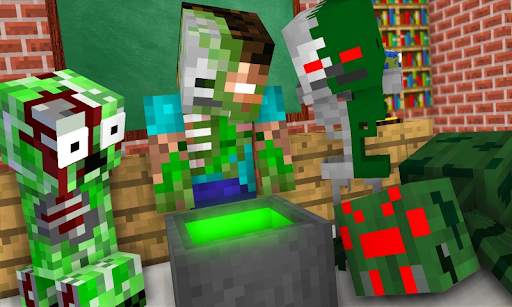 Monster School Mod for MCPE screenshot 1