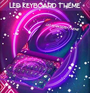 ليد لوحة المفاتيح موضوع screenshot 1