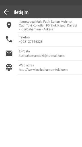 Kızılcahamam Toki Mobil screenshot 3
