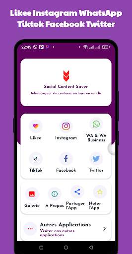 Social Content Saver screenshot 1