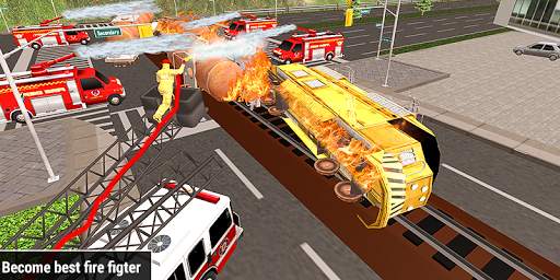 Train Fire Rescue Simulator 2019 screenshot 4