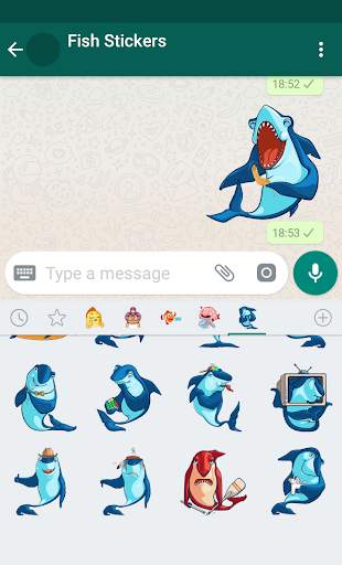 New WAStickerApps 🦈 Fish Stickers For WhatsApp screenshot 1