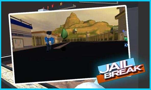 Jail Break obby Escaper  : Robloxe Prison Mod 2 screenshot 1