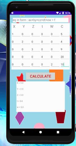 Linear  Equation Solver & Matrix Solver screenshot 6