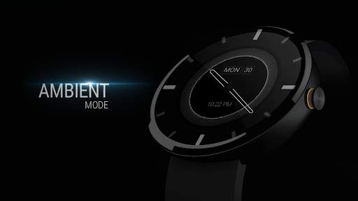 Blue Carbon Analog Watch Face screenshot 3