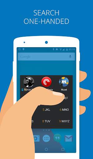 AppDialer Pro, instant app/contact search, T9 screenshot 3