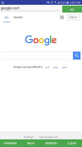 Green Browser screenshot 2
