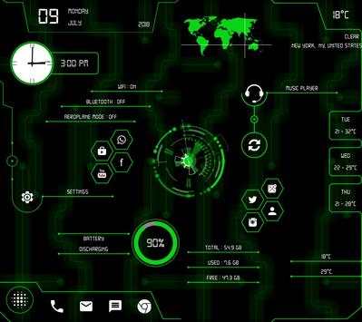 Hitech Scroll Launcher screenshot 3