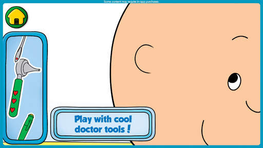 Caillou เช็คอัพ – เกมหมอ screenshot 3
