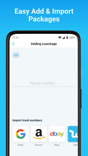 Package Tracker - Fedex, USPS, UPS, Wish, DHL, TNT screenshot 1