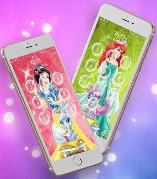 Disney Princess Lock Screen Phone screenshot 1