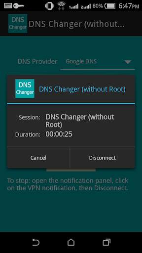 DNS Changer (without Root) screenshot 3