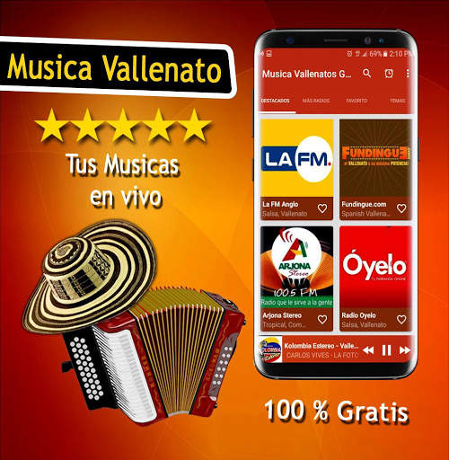 Musica Vallenatos Free screenshot 5