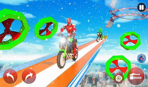 New Crazy Rope Spider Girl Bike Stunts Master 2021 screenshot 2