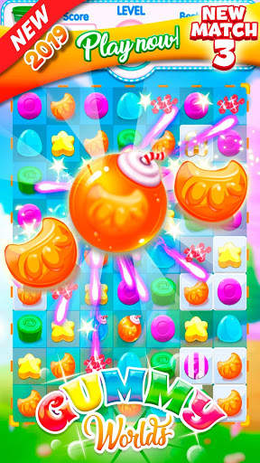 Gummy Crush! - Match & Restore screenshot 1