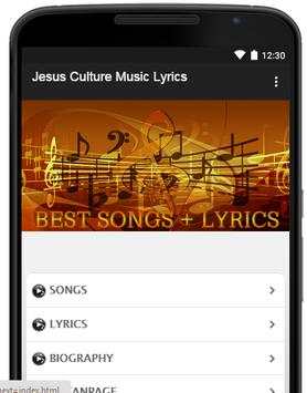 Jesus Culture Music Lyrics screenshot 1