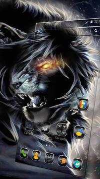 Angry Black Lion Theme screenshot 3