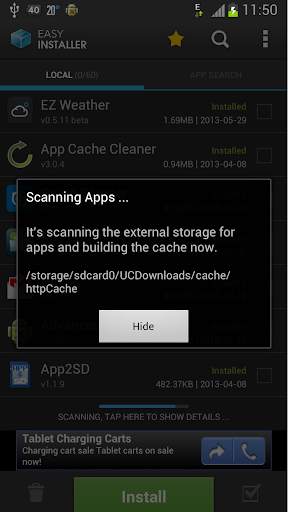 Easy Installer - Apps On SD 3 تصوير الشاشة