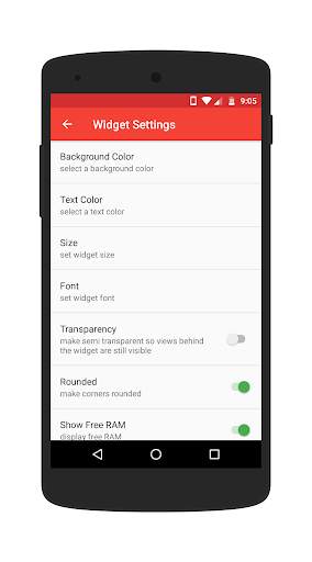 RAM Monitor - Floating Widget स्क्रीनशॉट 2