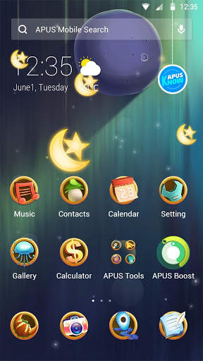 Prince-APUS Launcher theme 1 تصوير الشاشة