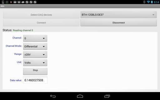 Analog Input Demo screenshot 2