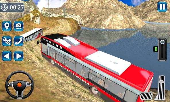 Hill Bus Climbing 3D - Bus Racing In Mountains screenshot 1