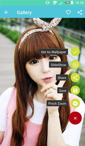 Cute Korean Girl Wallpaper screenshot 4