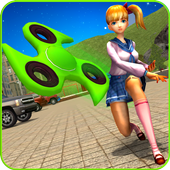 Fidget Spinner Super Hero icon