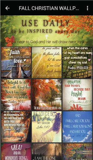 Fall Christian Wallpapers 1 تصوير الشاشة