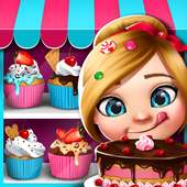 Candy Shop Decoration Games logo