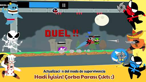 salta ninja batalla 2 jugador screenshot 2