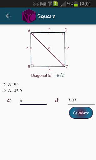Geometry NC (Notes and Calculator) скриншот 5