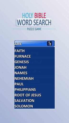 Bible Word Search Puzzle Game screenshot 12
