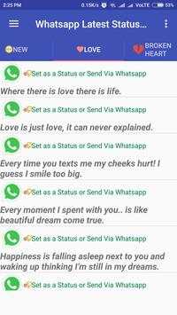 Whatsapp Latest Status 2018 screenshot 5