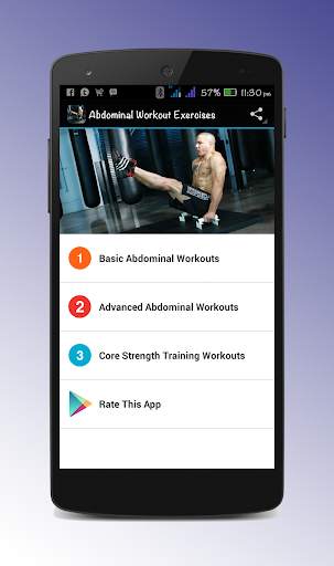 Abdominal Workout Exercises screenshot 1
