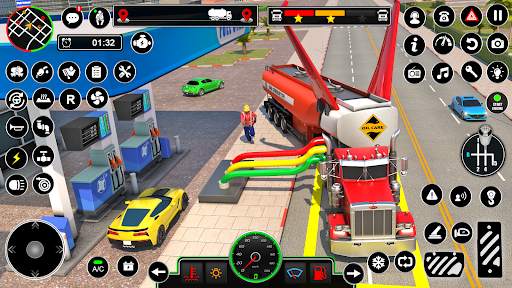 Oil Tanker Flying Truck Games screenshot 4