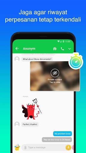 Mint Messenger - Chat And Sms screenshot 7