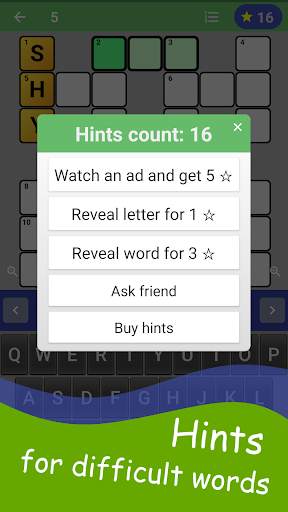 English Crossword puzzle screenshot 4