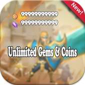 Cheats: Lords Mobile Unlimited Gems &amp; Coins Prank icon