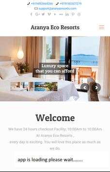Aranya Eco Resorts screenshot 1