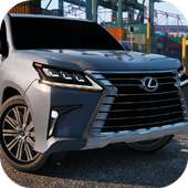 Luxury SUV LX570 Driving - Lexus Rider logo
