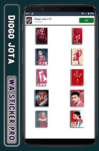 Diogo Jota - WA Sticker Pro screenshot 2