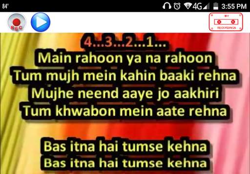 SingerZone Hindi and Bollywood Karaoke screenshot 1