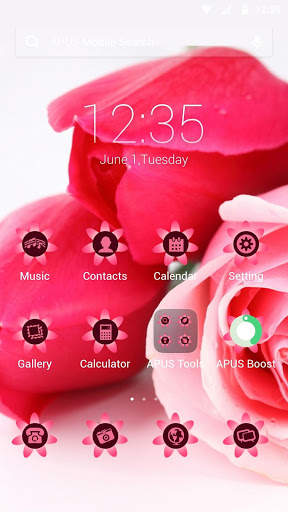 Rosa-APUS Launcher theme screenshot 1