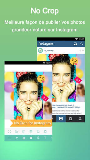 "Pas de recadrage" Instagram screenshot 1
