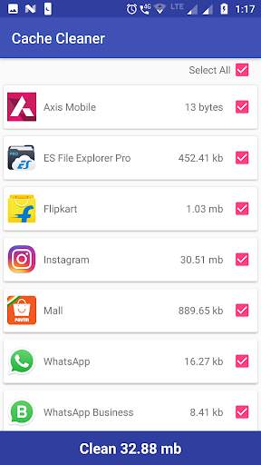 Cache Cleaner Lite screenshot 2