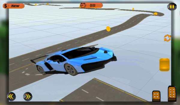 Crazy Car Driving - Impossible Sky Tracks screenshot 2
