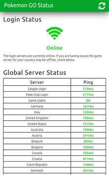 Online Status of Pokemon GO screenshot 5
